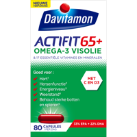 Davitamon Actifit 65+ Omega-3 Visolie Capsules - thumbnail