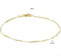 TFT Armband Goud Singapore 1,1 mm 18 cm - thumbnail