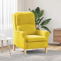 Fauteuil Geel 76 x 94 x 102 cm Fluweel - thumbnail