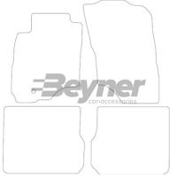 Velours Automatten passend voor Mitsubishi Outlander I 2003-2 HL1523464 - thumbnail