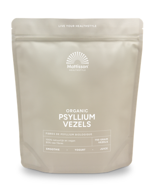 Mattisson Organic psylliumvezels bio 750 Gram