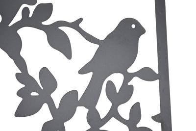 Wanddecoratie DKD Home Decor (2 Onderdelen) Metaal Vogels Shabby Chic (35 x 1,3 x 91 cm)