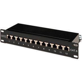 Digitus DN-91612S 12 poorten Netwerkpatchpaneel 254 mm (10) CAT 6 1 HE Meerdere kleuren Ingericht Digitus DN-91612S 12 poorten Netwerkpatchpaneel 254 mm (10) CAT 6 1 HE Meerdere kleuren Ingericht