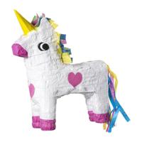 Pinata xl unicorn - wit - 45x30x10 cm - thumbnail