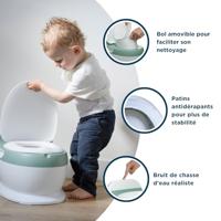 Minitoilet - THERMOBABY - Saliegroen - Comfortabel met spoelgeluid - thumbnail