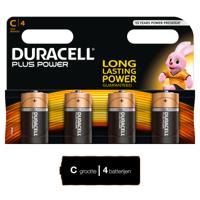 Duracell Plus Mono alkaline batterijen LR20, Maat C 4 Stuk zwart, oranje - thumbnail