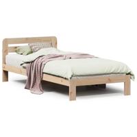 Bedframe zonder matras massief grenenhout 120x190 cm - thumbnail
