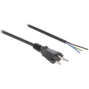 Valueline VLEP11210B30 Zwitserse Stroomkabel Ch Typ 12 - Geen 3.00 M Zwart Valueline VLEP11210B30 Zwitserse Stroomkabel Ch Typ 12 - Geen 3.00 M Zwart