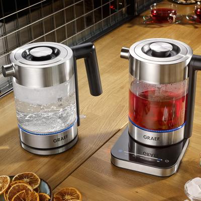 Graef WK350 Waterkoker Oververhittingsbeveiliging Aantal/Volume: 1 l RVS Graef WK350 Waterkoker Oververhittingsbeveiliging Aantal/Volume: 1 l RVS