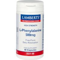 Lamberts L-Phenylalanine 500mg 60 Capsules - thumbnail