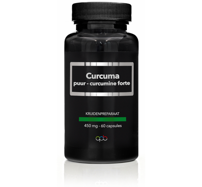 Curcuma curcumine extract puur forte 450mg 60 Capsules