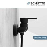 Douchekraan Schutte Denver Mengkraan Opbouw Eéngreeps Zwart - thumbnail