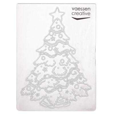 Vaessen Creative • embossing folder kerstboom groot