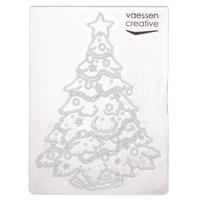 Vaessen Creative • embossing folder kerstboom groot - thumbnail