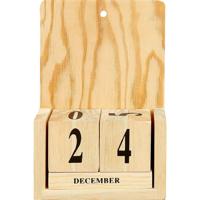 Creotime kalender hout unisex 13 x 5,5 x 19,2 cm - thumbnail