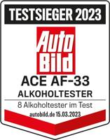 ACE AF-33 Alcoholtester Donkergrijs 0.00 tot 5.00 ‰ Incl. display - thumbnail