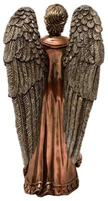 Beeld Aartsengel Uriël Bronskleurig - 21 cm