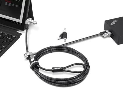 Lenovo Laptopslot Sleutelslot Incl. 2 sleutels 1800 mm NanoSaver Twin Head Lenovo Laptopslot Sleutelslot Incl. 2 sleutels 1800 mm NanoSaver Twin Head
