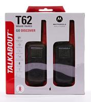 Motorola TALKABOUT T62 twee-weg radio 16 kanalen 12500 MHz Zwart, Rood - thumbnail