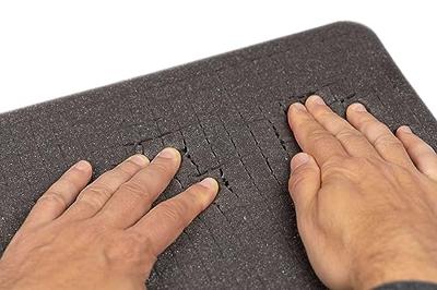 Peli 1032 Pick N Pluck-Schuimlaag, Origineel Accessoire Voor Peli-Beschermingskoffer, Compatibel Met Peli 1030, Kleur: Zwart