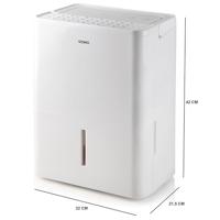 DOMO DO344DH Luchtontvochtiger 25 m² Wit - thumbnail