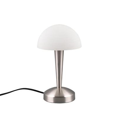Moderne LED Tafellamp E14 - 1 Lichtpunt - Mat Nikkel Design