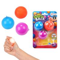 Toi Toys Mini anti stressbal Ø4cm 3st - thumbnail