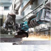 Makita GA005GM201 40V Max Haakse slijper 125 mm 4,0 Ah accu (2 st), lader, Mbox - GA005GM201 - thumbnail