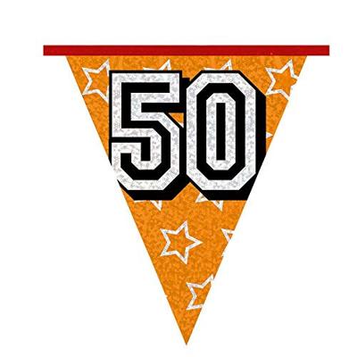 Holografische vlaggenlijn &apos;50&apos; (8 m)