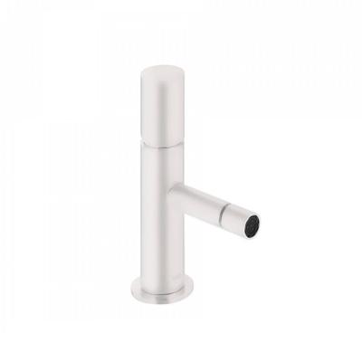 Bidetmengkraan Tres Study Colors 1-Knop Uitloop Recht 8 cm Rond Mat Wit Tres