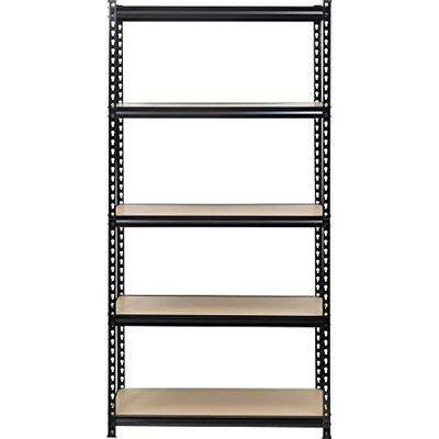 TOOLCRAFT 1530556 Stellingkast (extra stevig) 350 kg Metaal, MDF Antraciet/zwart Hout