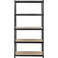 TOOLCRAFT 1530556 Stellingkast (extra stevig) 350 kg Metaal, MDF Antraciet/zwart Hout - thumbnail