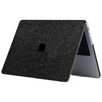 Lunso MacBook Pro 16 inch M1/M2 (2021-2023) cover hoes - case - Glitter Zwart - thumbnail