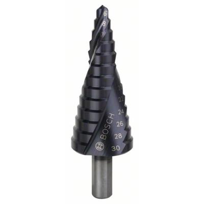 Bosch Accessories 2608588067 2608588067 HSS Getrapte boor Gezamenlijke lengte 93.5 mm TiAIN 3 vlakken schacht 1 stuk(s)