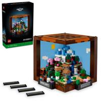 Bouwspel Lego Minecraft 21265 Workbench 1195 Onderdelen - thumbnail