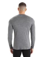 Icebreaker Merino 200 Oasis LS Crewe Thermoshirt Heren Gritstone HTHR M - thumbnail