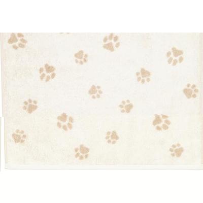 Cawö Cawo We love Dogs gemustert 6247 Handdoek 50x100 natur/beige