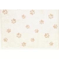 Cawö Cawo We love Dogs gemustert 6247 Handdoek 50x100 natur/beige - thumbnail