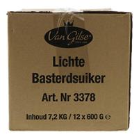 Van Gilse basterdsuiker licht (12x 600gr) - thumbnail