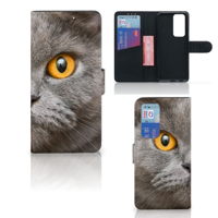 Telefoonhoesje | Met pasjeshouder | OPPO Find X3 Neo 5G Britse Korthaar - thumbnail