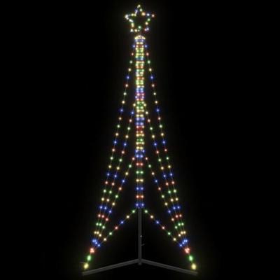 VidaXL Led-kerstboom 483 leds kleurrijk 240 cm