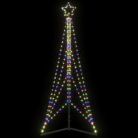 VidaXL Led-kerstboom 483 leds kleurrijk 240 cm - thumbnail