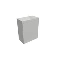 Fonteinset Aquasplash Luna 54,3x39,7x21,8 cm Glans Wit Met Marble Fontein Zonder Overloop Mat Wit Aquasplash - thumbnail