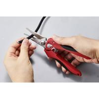 TOOLCRAFT TO-9625917 Universele schaar 205 mm Rood, Zwart - thumbnail