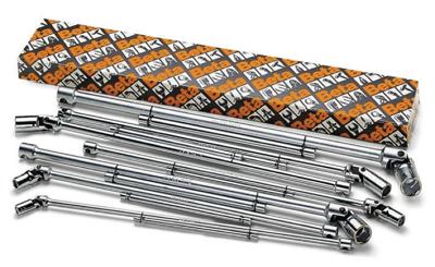 Beta ?10-delig set T-sleutels met cardaggewricht en zeskant dopsleutel (art. 952) 952/S10 - 009520080