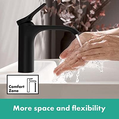 Hansgrohe Wastafelmengkraan Vivenis Eengreeps 110 Met Trekwaste Mat Zwart Hansgrohe Wastafelmengkraan Vivenis Eengreeps 110 Met Trekwaste Mat Zwart