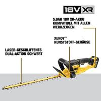 DeWalt DCM563P1 Accu heggenschaar 550mm | 18v 1x 5,0Ah accu - DCM563P1 - thumbnail