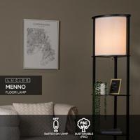 Lucide MENNO - Vloerlamp - 1xE27 - Zwart - thumbnail