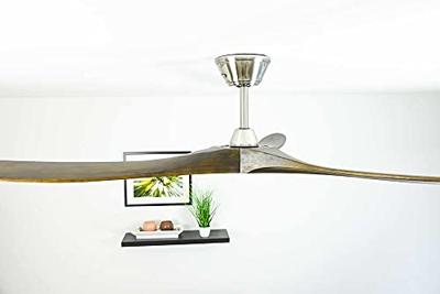 CasaFan ECO GENUINO 180 BN-NB Plafondventilator 30 W (Ø x h) 1800 mm x 290 mm Chroom Met afstandsbediening, Met wintermodus CasaFan ECO GENUINO 180 BN-NB Plafondventilator 30 W (Ø x h) 1800 mm x 290 mm Chroom Met afstandsbediening, Met wintermodus
