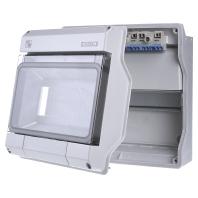 Hensel 61001103 KV PC 9109 Kleine verdeelkast Opbouw (op muur) Aantal groepen: 9 Aantal rijen: 1 Inhoud: 1 stuk(s) - thumbnail